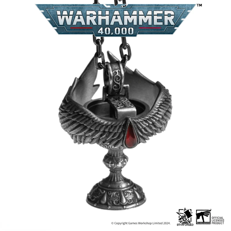 Starforged Star Forged War Hammer 40K, Exclusive Blood Angels Around, Blood Red Holy Grail, Holy Wings Silver