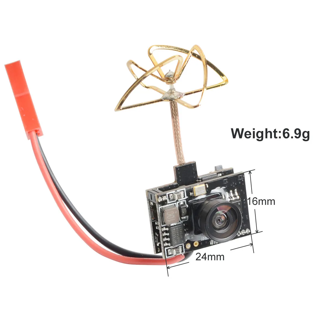 Piggyback-Caméra Micro AIO FPV 5.8G 40CH VTX, prise en charge OSD SmartAudio, sortie 400mW avec mode Pit, émetteur FPV, 600TVL NTSC 120 F