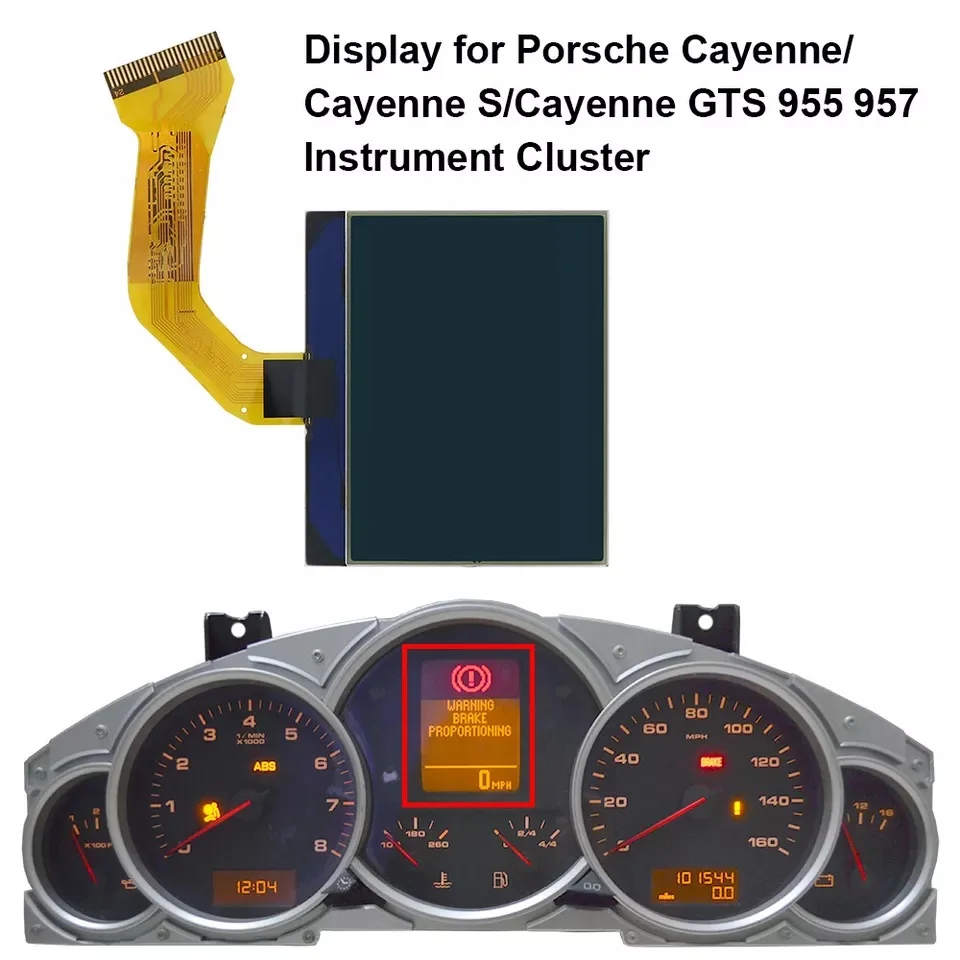 Dashboard LCD Displayer For VW Touareg and For Porsche 911/996/986 instrument display cluster Excavator