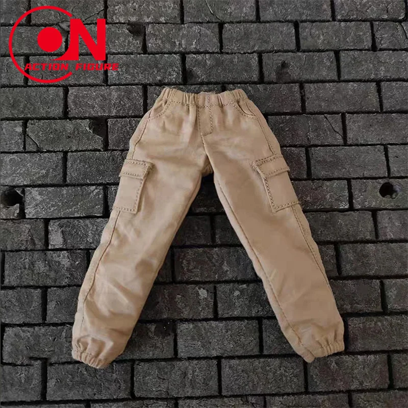 1/12 Loose Male Leggings Sports Pants Casual Pockets Trousers Elastic Waistband Doll Clothes Accessories For 6\'\' Action Figure