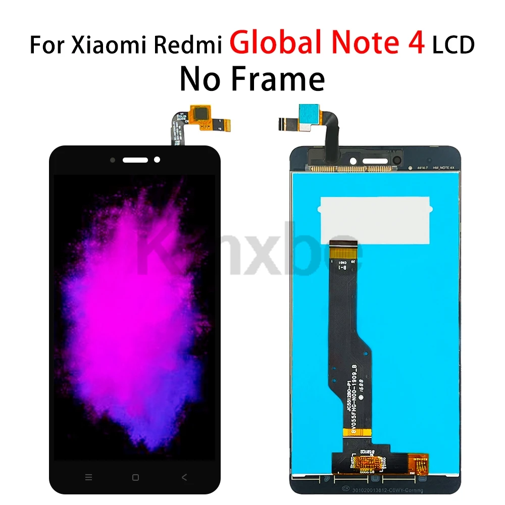 Pantalla LCD de 5,5 pulgadas para Xiaomi Redmi Note 4X/Note 4, versión Global, Snapdragon 625, digitalizador de pantalla táctil, Note 4/MediaTek con