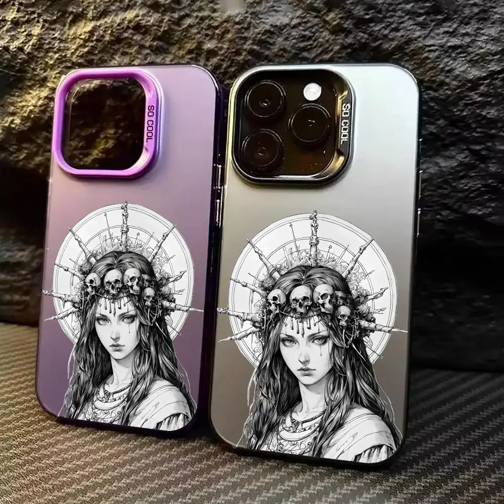 

This stylish phone case is suitable for iPhone 16 17 15 14 13 12 11 Pro/ Max/Plus anti-fall and shockproof rear cover