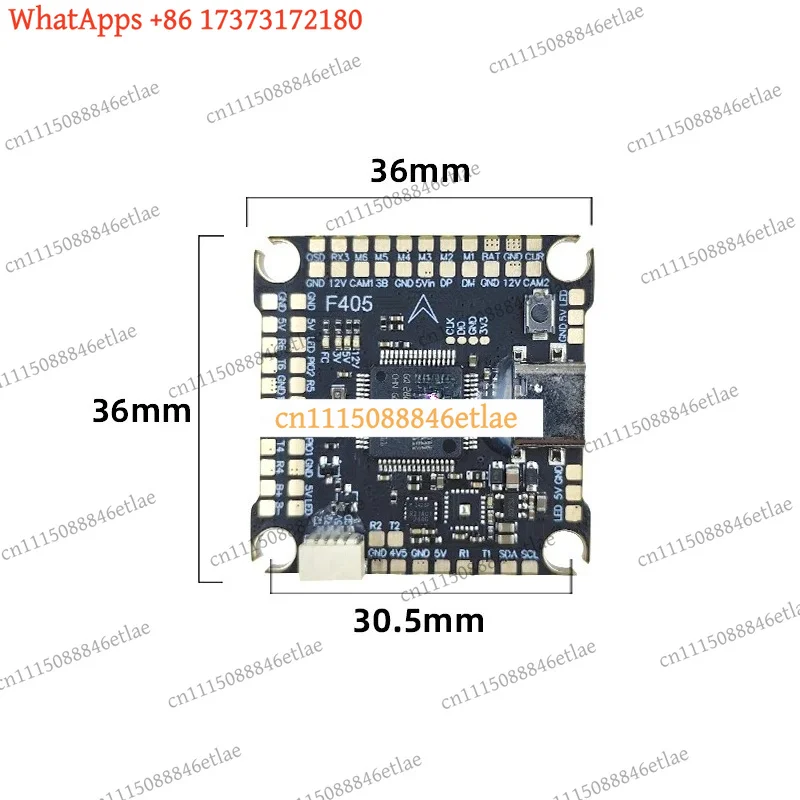 k03 12S F405 Flight Controller 55A 60A 70A ESC 4in1 Metal FPV Racing Drone Parts for RC Quadcopter AIO Board