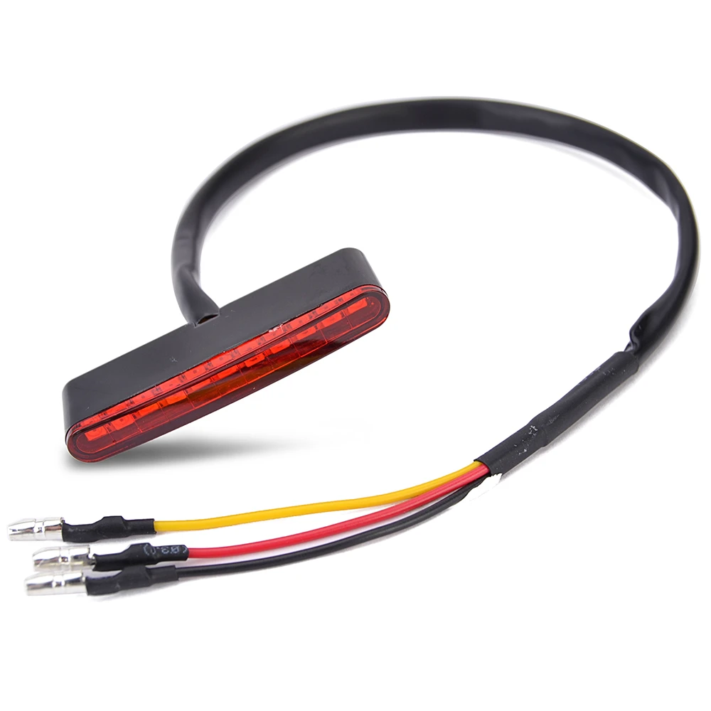 

1pcs 12V Universal LED Motorcycle Rear Brake Tail Stop Light License Plate Light Decorative lamp For Suzuki Kawasaki Honda