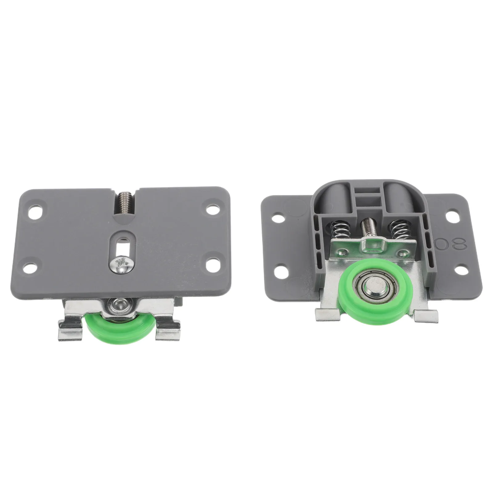 2Pcs Wardrobe Closet Sliding Door Rollers Ultra Quiet Heavy Duty Replacement Track Pulley Hardware Quiet Operation Bedroom Door