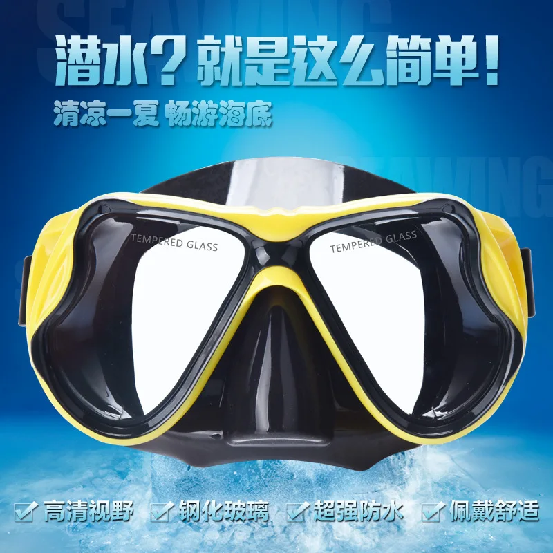 Diving Goggles Scuba Diving Deep Diving Scuba Diving Goggles Free Diving Surface Mirrors Large Field of View Mirror Set