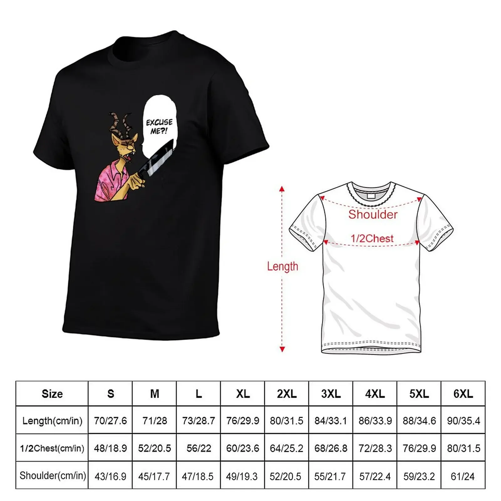 BEASTARS! MELON EXCUSE ME?! T-Shirt man t shirt plus size tops clothes for men