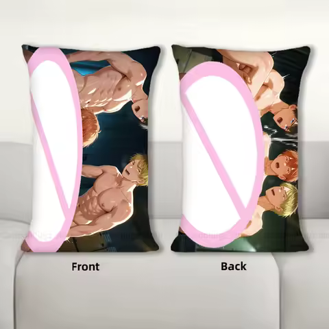 Dakimakura Anime Hiragi Kashima x Mafuyu Pillow Cover Sofa Cushion Double-side Print Throw Pillow Case 40X60cm