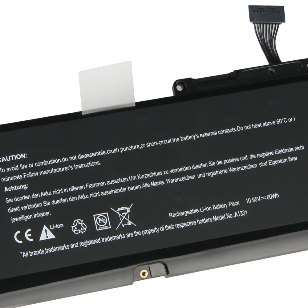 Replacement Battery 60Wh A1331 For MacBook Pro 13