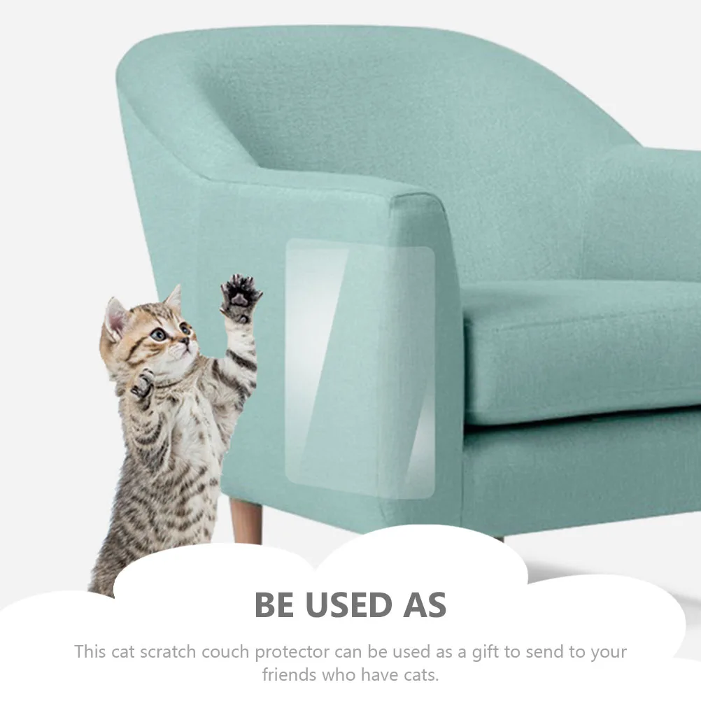 

Cat Scratch Furniture Protector Clear Self-Adhesive Pet For Sofa Chair Bed Pvc Wear-Resistant Cat Claw Shield