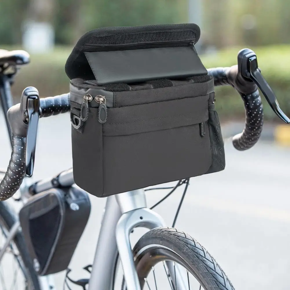 

Waterproof Bike Storage Pouch Bicycle Handlebar Bag Waterproof Bike Handlebar Bags with Phone Holders for Outdoor