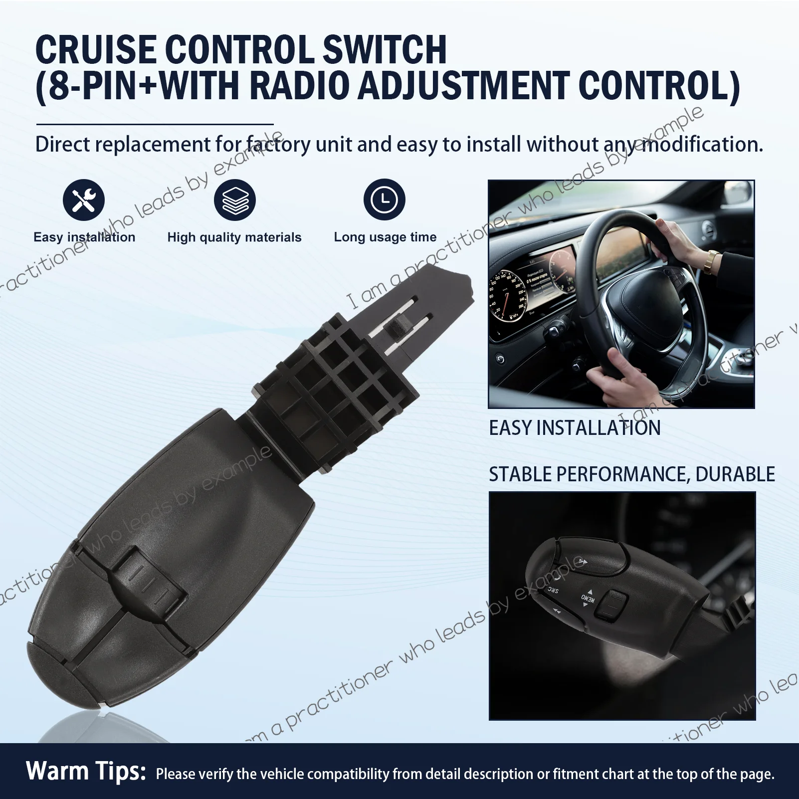 

8-контактный руль управления и радиоуправление 6239K8 12271907 96538207XT для Peugeot 206 207 208 307 308 407 C3 C4 C5 C8 5008