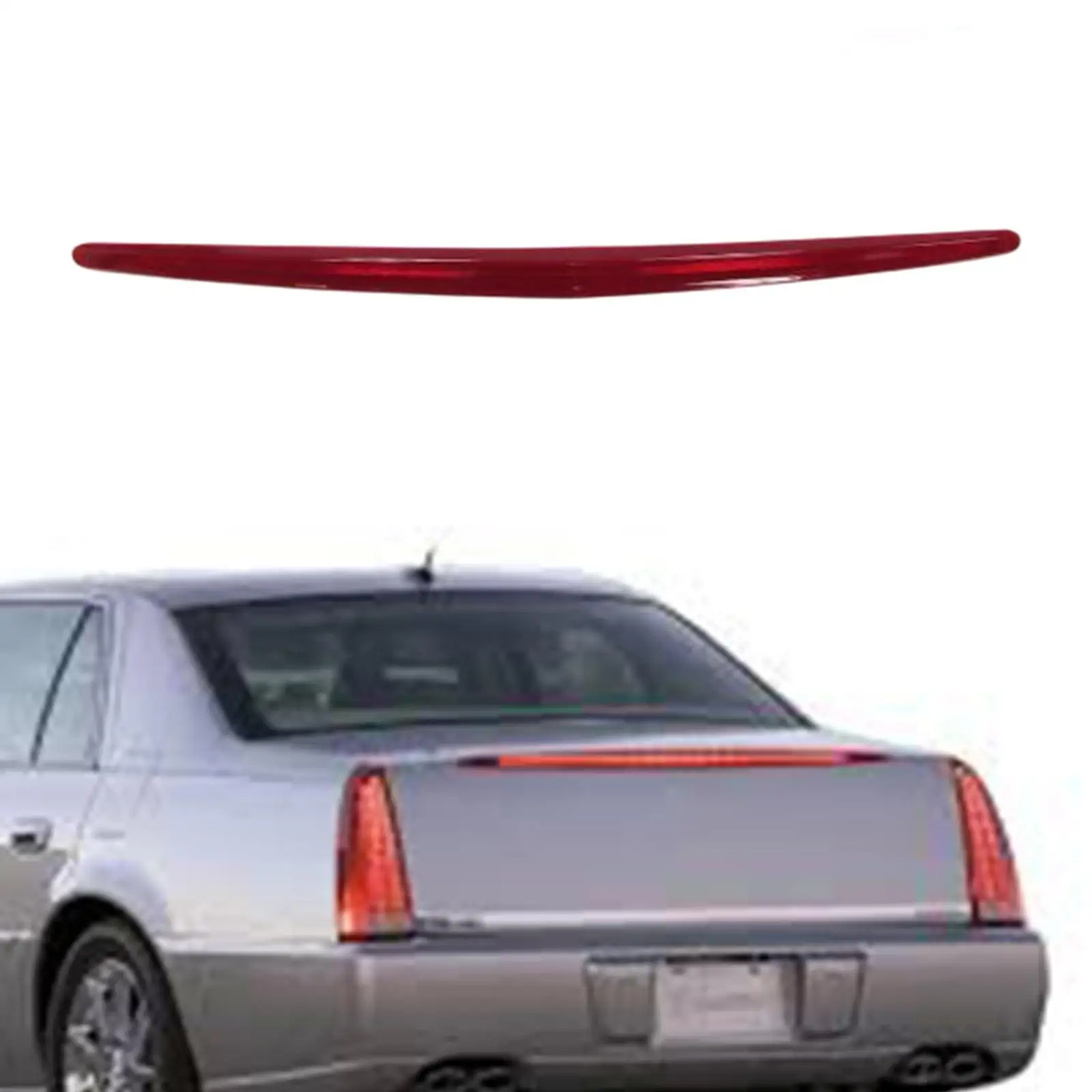 

Car Rear High Mount Brake Light LED Tail Lamp Assembly Red Stop Light for Cadillac DTS 06-11 Replacement