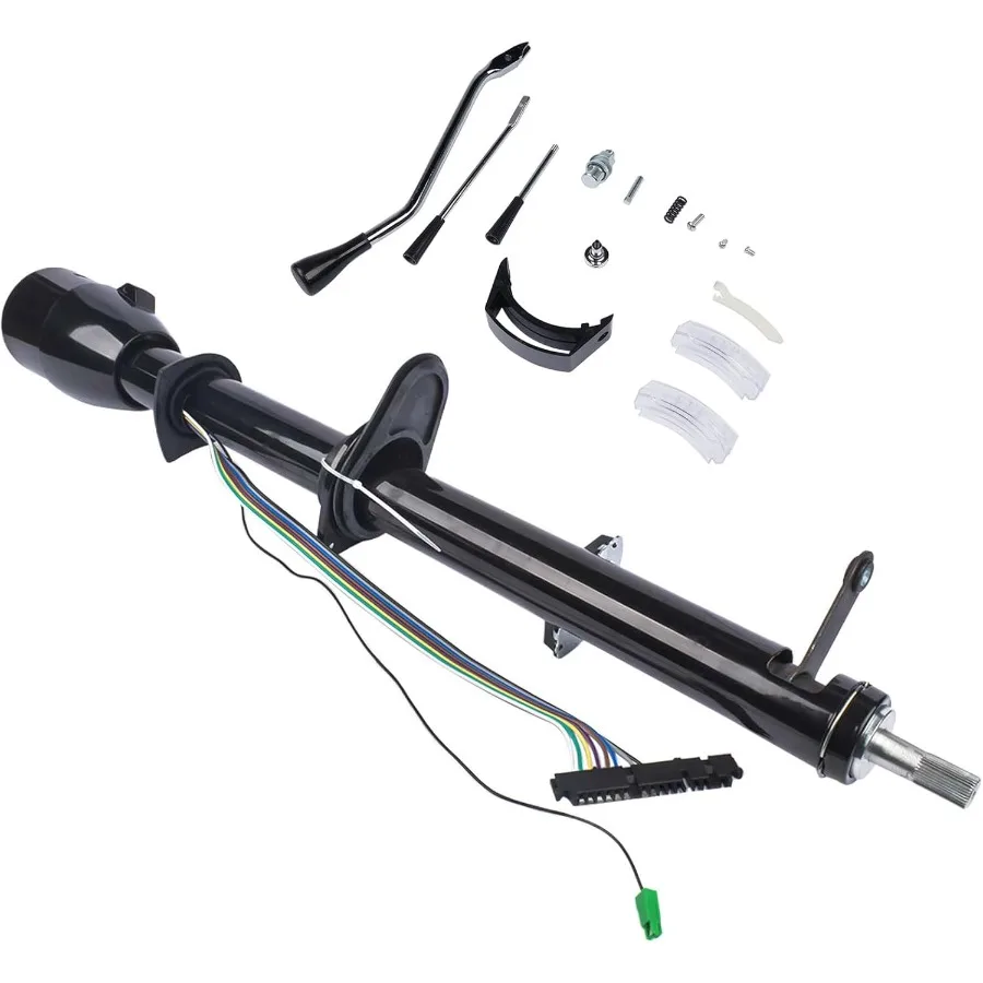 GELUOXI Replacement for GM 35 Inch Tilt Automatic Steering Column Shift for Hot Rod Vehicles Compatible with 1967-1972 Chevy GM