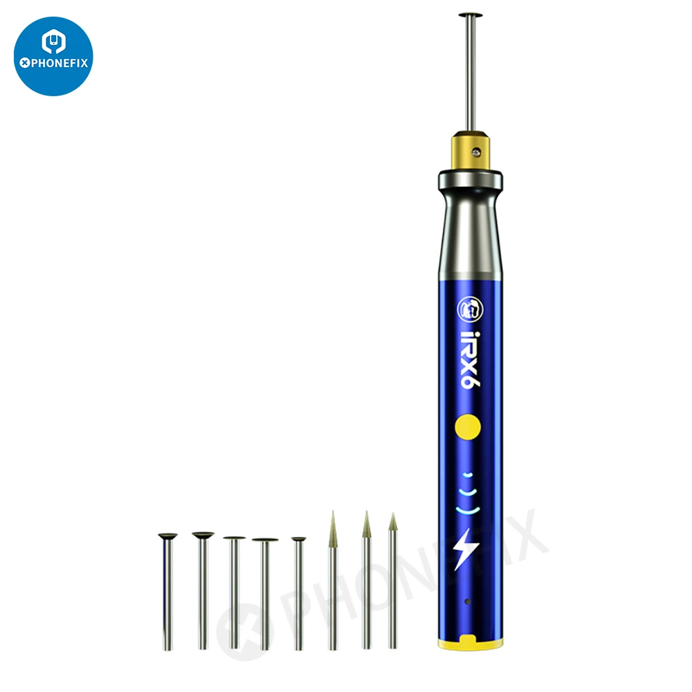 Mechanic iRX6 HW-013 IC Polishing Tool Electric Grinder Engraving Pen for Phone Pad Tablet CPU IC Polish Repair Drilling Cutting