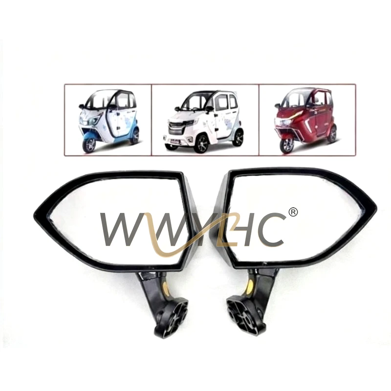Suitable for Youmi Electric Tricycle Wolf Warrior Four-wheeler Rearview Mirror Aluminum Alloy Base Reflector Foldable