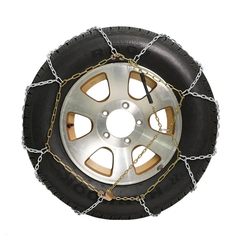 Car Snow Chains Anti-Skid Full Cover Wear-Resistant Tortoise Shell Shape Carbon Steel KN Series For Emergency Tire Winter