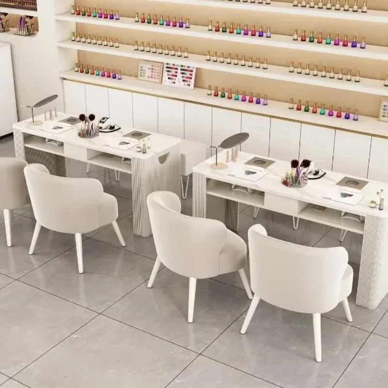 Белый органайзер для дизайна стола для ногтей, подставка для маникюра, стол для ногтей, художественная станция, оборудование для салона Lashista Mobiliario, мебель