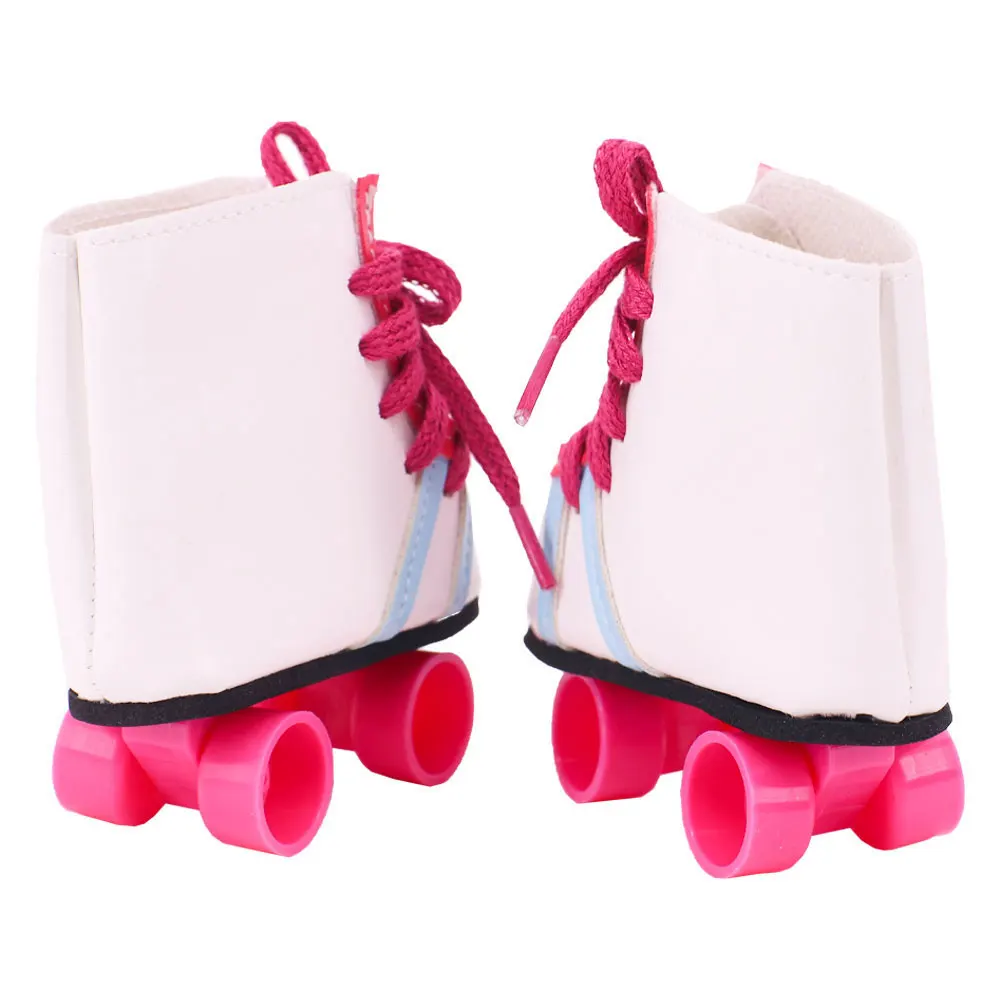 7.5 cm Doll Skates Shoes Clothes For American 18 Inch Girl 43 cm Born Baby Doll Items Accessories Nenuco Generation,Girl\'s Toys