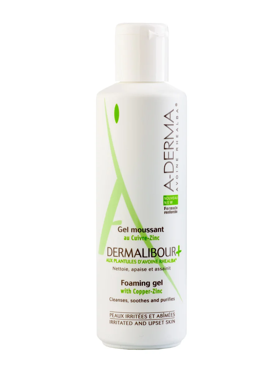 A-dermalibour dermalibour + cleanser gel 250 ml-hygiene for fragile and irritated skin in babies and adults