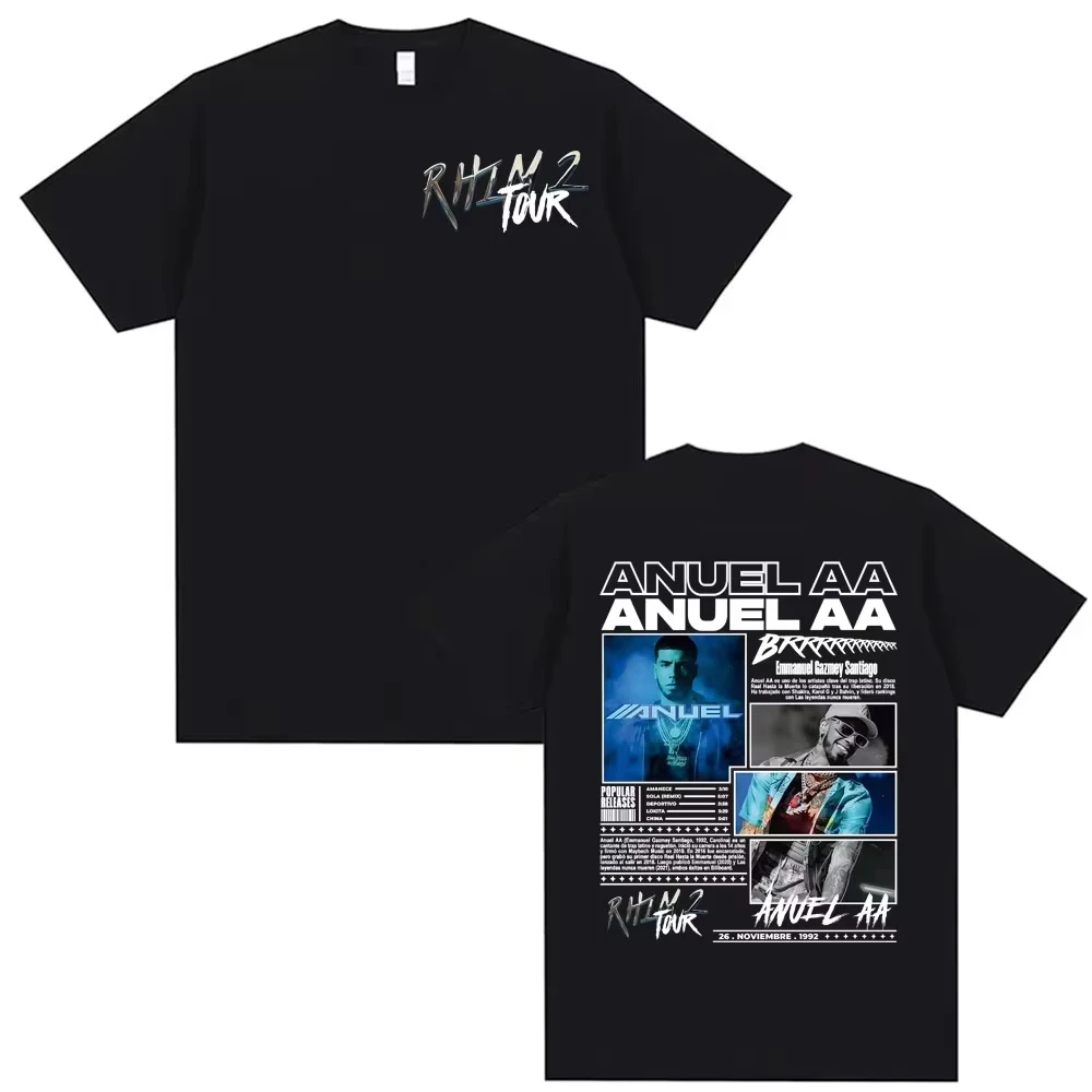 

2025 New Singer Moenia Esyamos Bien Tour Merch T Shirts Oversized Gothic Hip Hop Pop Music T-shirt Casual O-Neck Cotton T Shirt