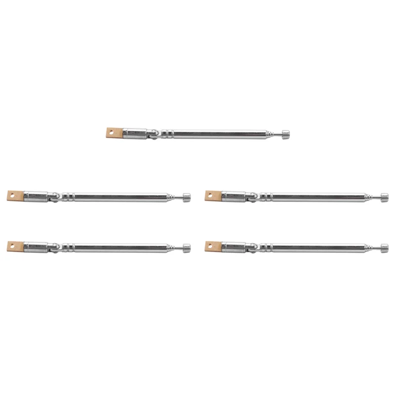 

BTLIFE-5X Replacement 25.4Cm 10 Inch 5 Sections Telescopic Antenna Aerial For Radio TV