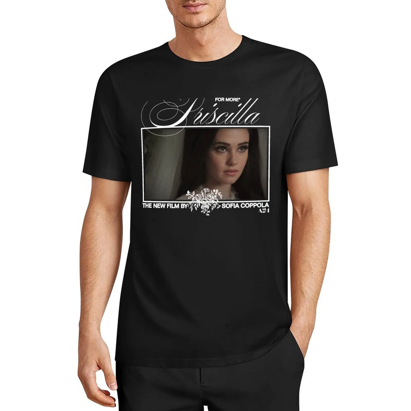 Sofia Coppola's PRISCILLA T-Shirt essential t shirt boys whites graphics mens workout shirts