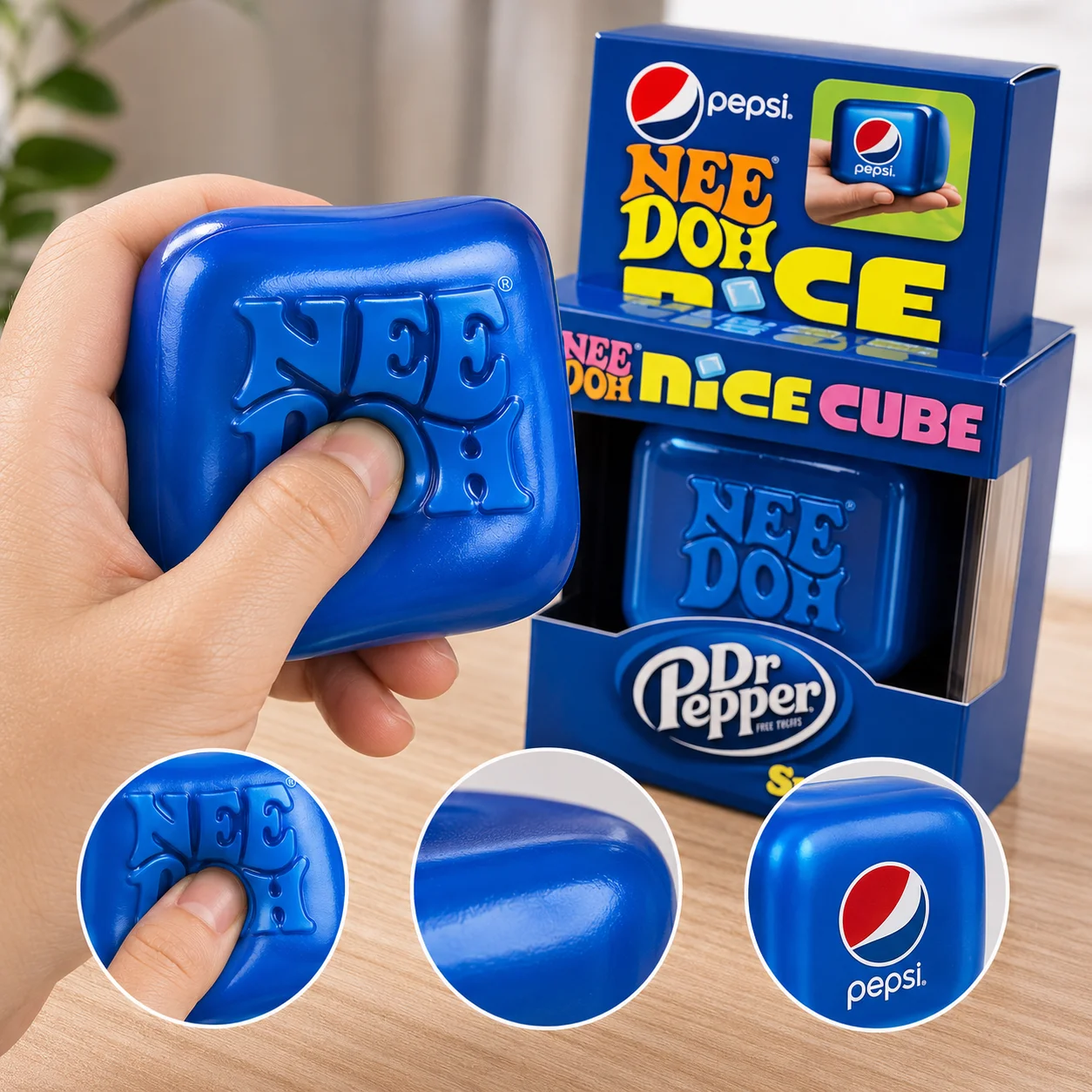 

In Stock 2026 Needoh Squeeze Stress Relief Toy Sensory Fidget Cube Blind Box