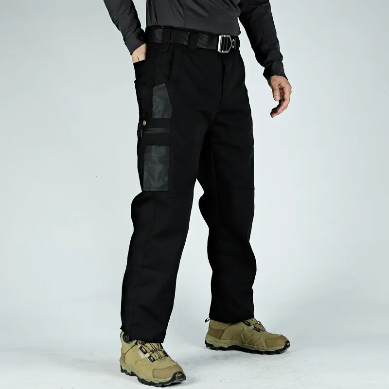 Uniformes de ropa Airsoft para hombre, pantalones de camuflaje tácticos con múltiples bolsillos, ropa de trabajo impermeable