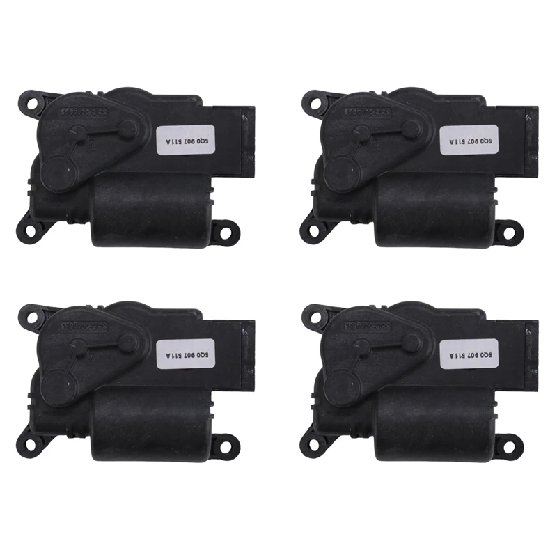 4X Air Conditioning Heater Flap Actuator Motor For Volkswagen SKODA  A3 TT 5Q0907511A