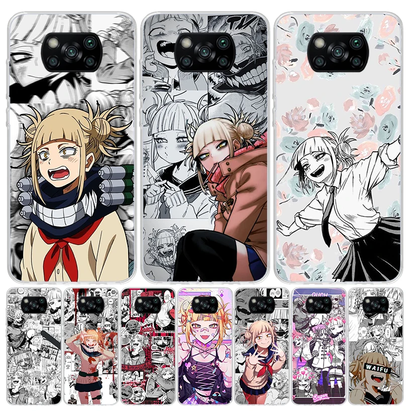 My Hero Himiko Toga Case Phone Cover for Xiaomi Mi 11T 12T 10T 9T Pro 11i 12X 13 12 11 10 9 8 Lite 6X 5X A3 A2 Trend Fundas