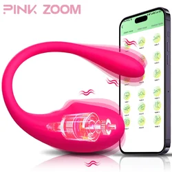 Bezprzewodowy wibrator Bluetooth dla kobiet G Spot łechtaczka stymulator damski Masturbator wibrujące SexToys dla par masażer