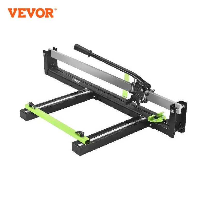 VEVOR Tile Cutter Manual Tool w/ Precise Laser Positioning Antisliding Rubber Surface Single Rail for Porcelain Ceramic Industry