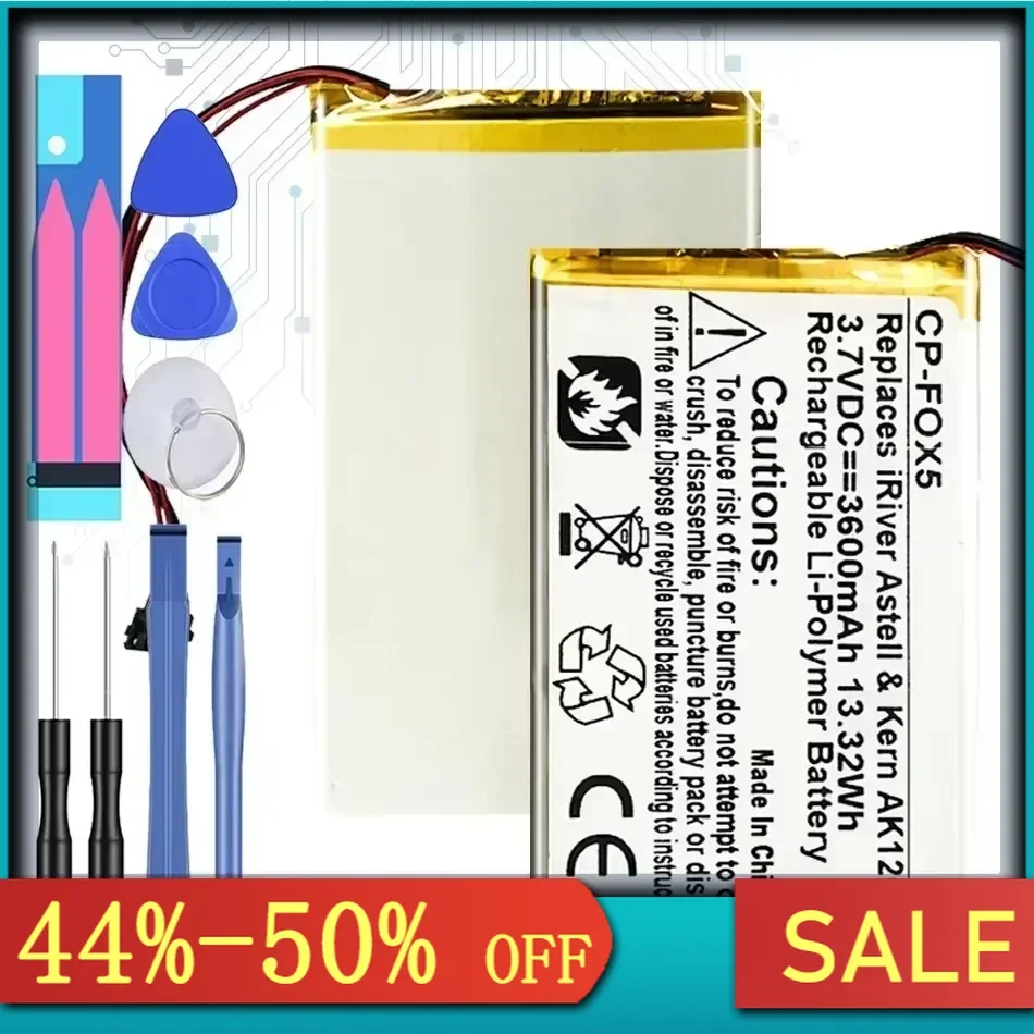 

Replacement Battery 3500mAh For FIIO X1 X3 X5 X7 II Speaker Music Player