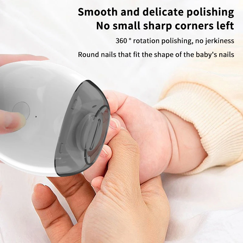Electric Nail Clippers With Light Automatic Manicure Trimmer Adult Baby Fingernail Toe Scissors Pedicure Polishing Nails Cutter.