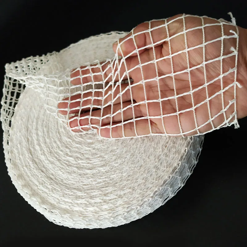 1/3/6 Meter Cotton Meat Net Ham Sausage Net Butcher\'s String Sausage Net Roll Hot Dog Net Sausage Packaging Tools Wholesale Home