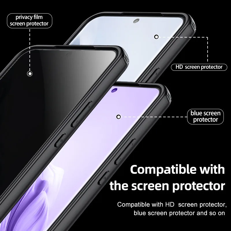 For Honor Magic 6 / 6 Pro Case ELVEV Beautiful Shockproof Hard PC + TPU Protective Wireless Charging Cover