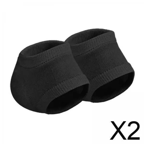 

Hydrating Heel Socks Toeless Heel Guards Elastic Non-slip Shoe Insert for Heel Protection Pad Everyday Shoes Care