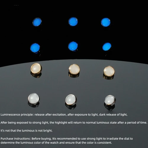 Imagen 2 del producto Para Rolex Sea Dweller Submariner azul verde negro agua fantasma cuentas luminosas noche perla bisel inserto cerámica azul verde luminou