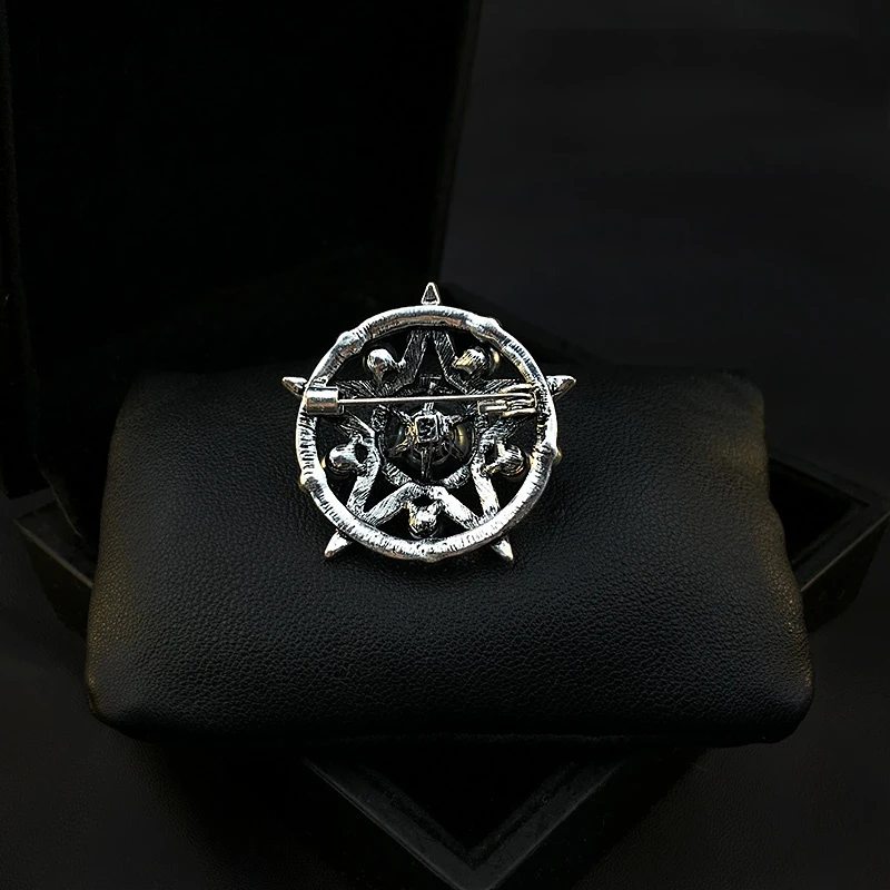 Gehobene Retro Stern Mond Geometrische Brosche Exquisite Luxus Corsage Zubehör Frauen Anzug Dekoration Strass Schmuck Pins 920