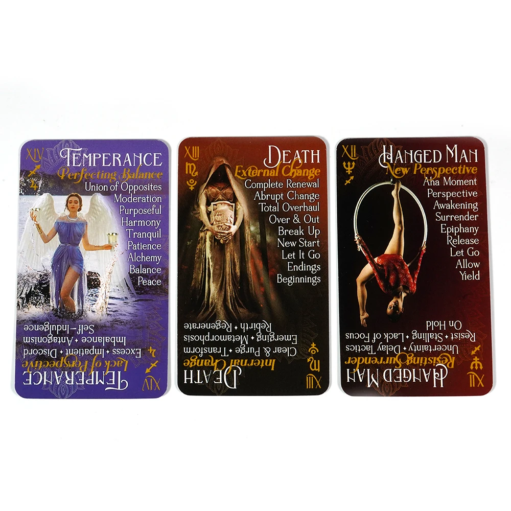 IN2IT-Tarot Cartões para Aprendizagem Iniciante, 78 Cartões Oracle, 78 Cartões, 10.3*6cm