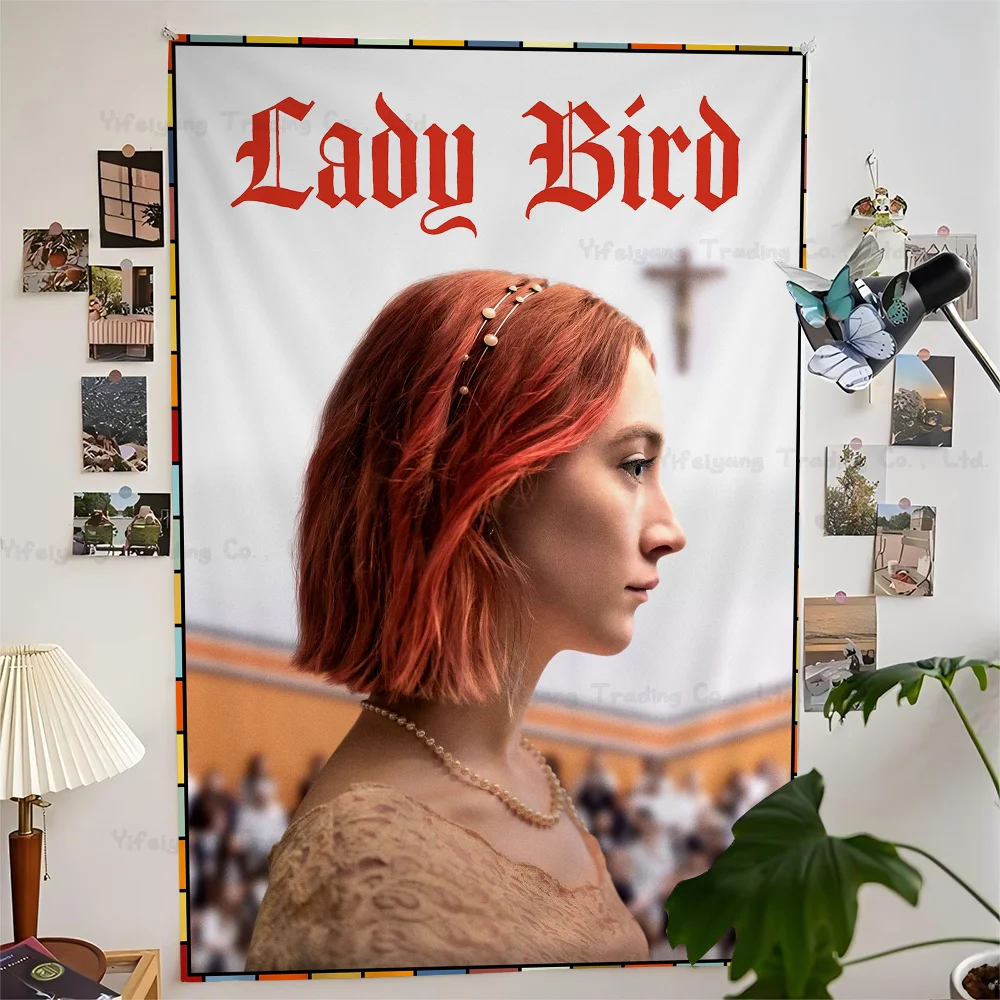 Lady Bird Movie Printed Large Wall Tapestry Cheap Hippie Wall Hanging Bohemian Wall Tapestries Mandala INS Home Decor