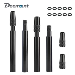 Bicycle 1Pair Presta Valve Extender W/ Cap CNC Aluminum Alloy Anodized F/V Extension for Fixed Road Bike Rims 50mm 60mm