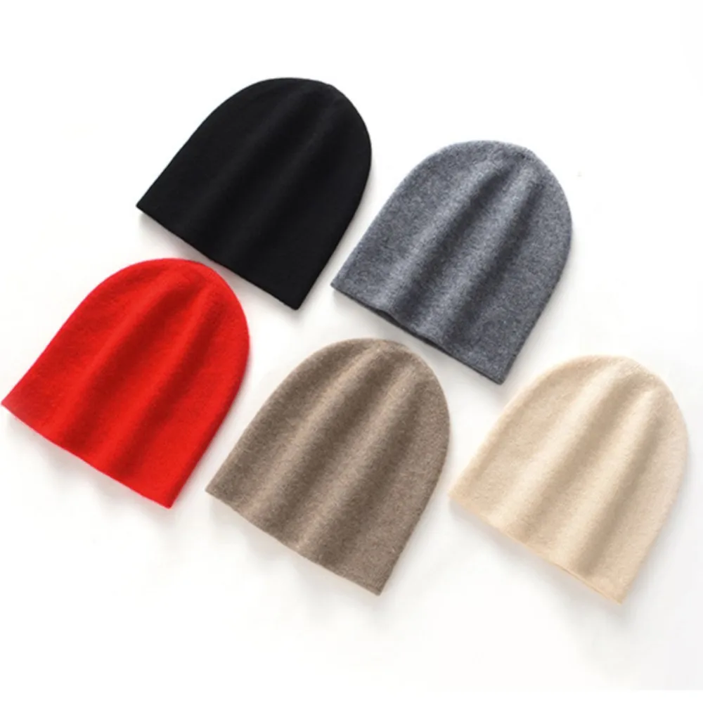 cashmere-beanie-hat-black-grey-women-winter-warm-soft-cozy-knit-skull-cap-daily-wear-classic-style-new-arrival-item-slouch