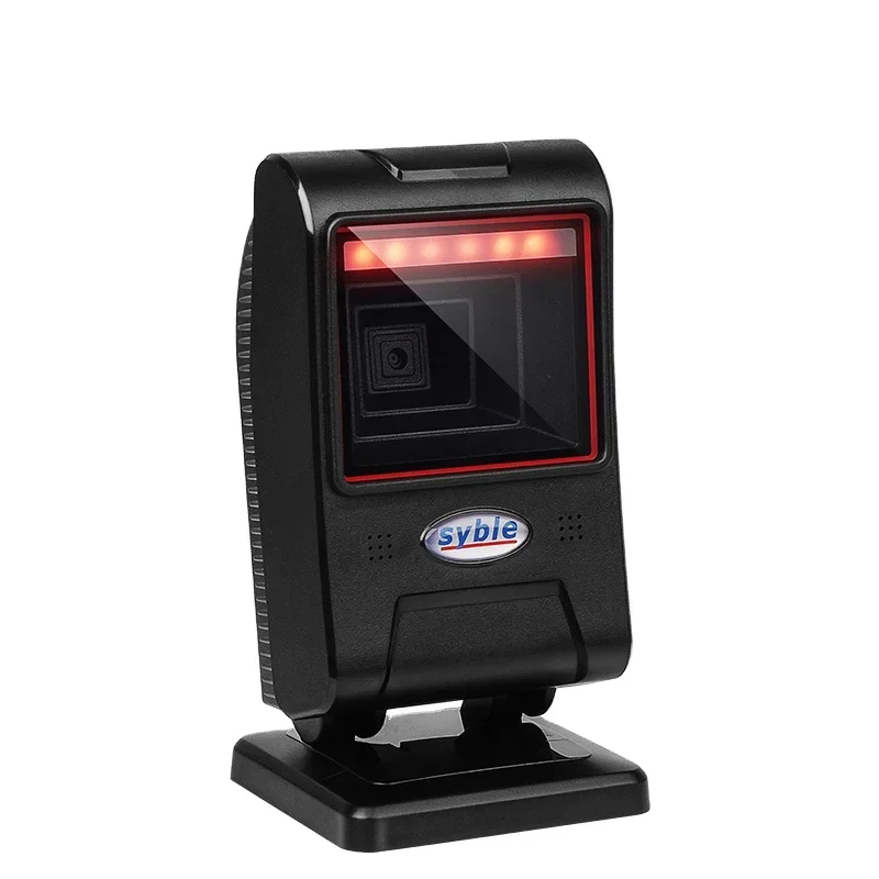 

Сканер штрих-кодов XB-8606 Syble Handsfree Price Checker 2D, считыватель QR-кодов, всенаправленный настольный сканер