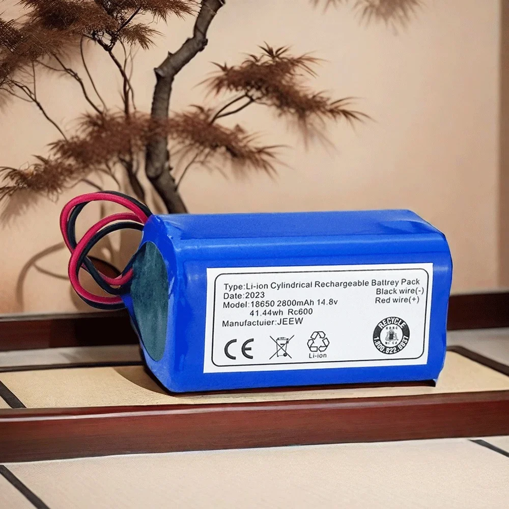 New 14.8V 6800mAh SM 3P Plug Li-ion Battery Pack For Airrobo P20 Robot Vacuum Cleaner