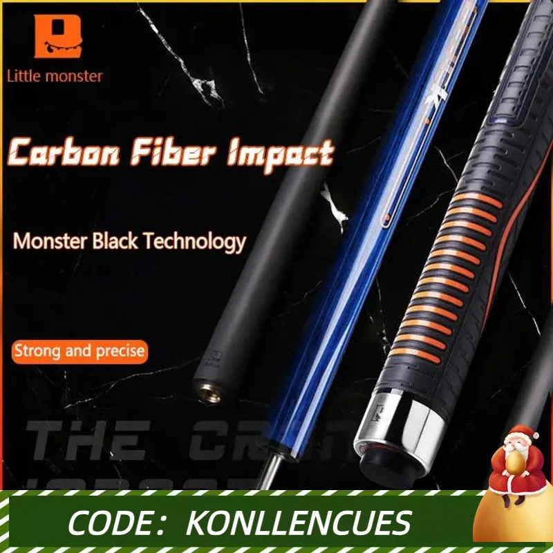 

Little Monster Punch Cue, Carbon Technology Shaft, Carbon Fiber Jump Cue, 2 Pieces Break Cue, Professional Billiards Stick