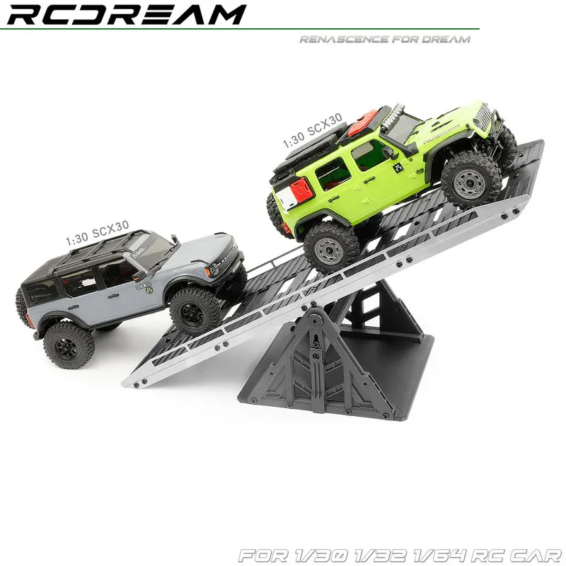 RCDream 1/30 1/32 SCX30 V01 Seesaw Obstacle Course Simulation Barricade for RC Crawler Mini Track Accessories DIY Kit Set