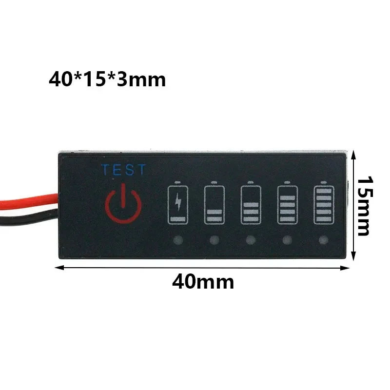 3.7V-72V Lithium Battery Power Detection Lamp Board 12V Lead-acid Battery Lithium Iron Phosphate Power Display - view 6