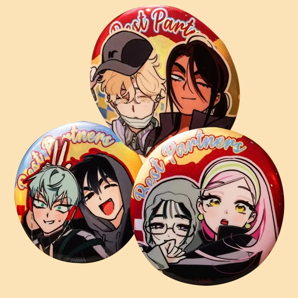 Cartoon Anime Cosplay Alien Stage Brooches Ivan Till Mizi Sua Luka Hyuna 3rd Anniversary Badge Emblem Anime Accessories Gifts